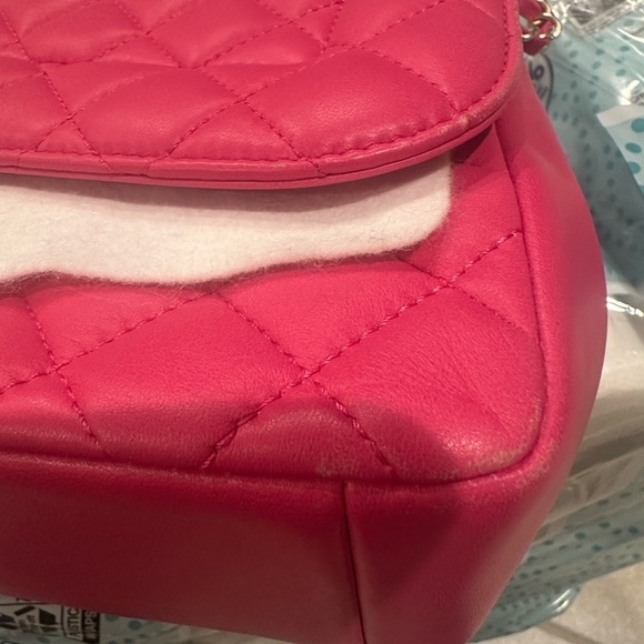 Chanel Fuchsia Quilted Shoulder Bag - Picture 8 of 12